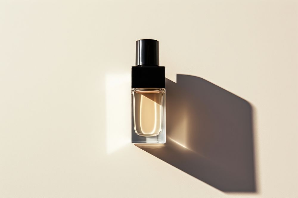 Bottle cosmetics perfume shadow. AI generated Image by rawpixel.