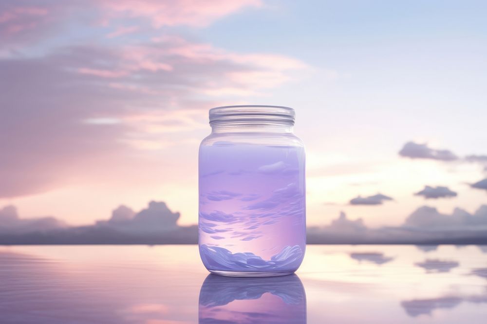 Jar reflection outdoors nature. AI generated Image by rawpixel.