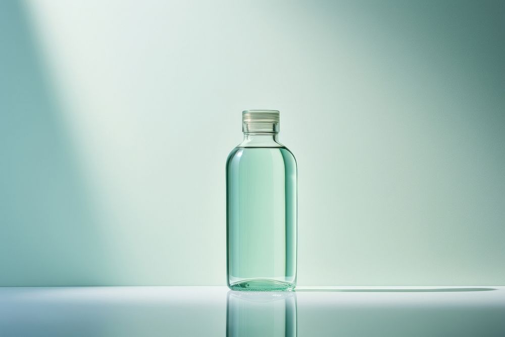 Bottle glass refreshment container. AI generated Image by rawpixel.