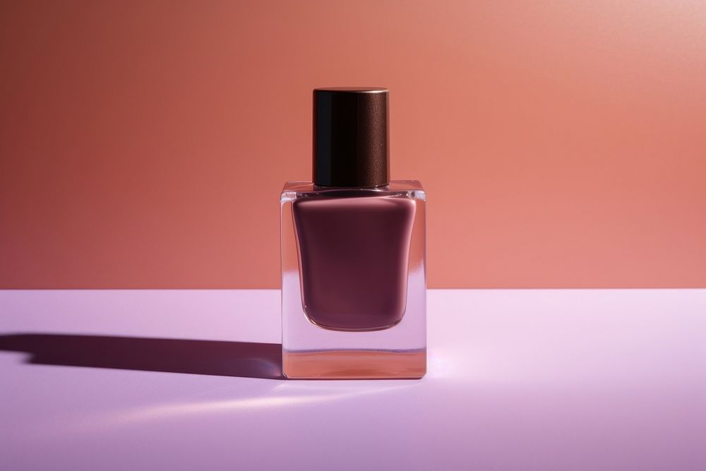 Bottle cosmetics perfume nail polish. 