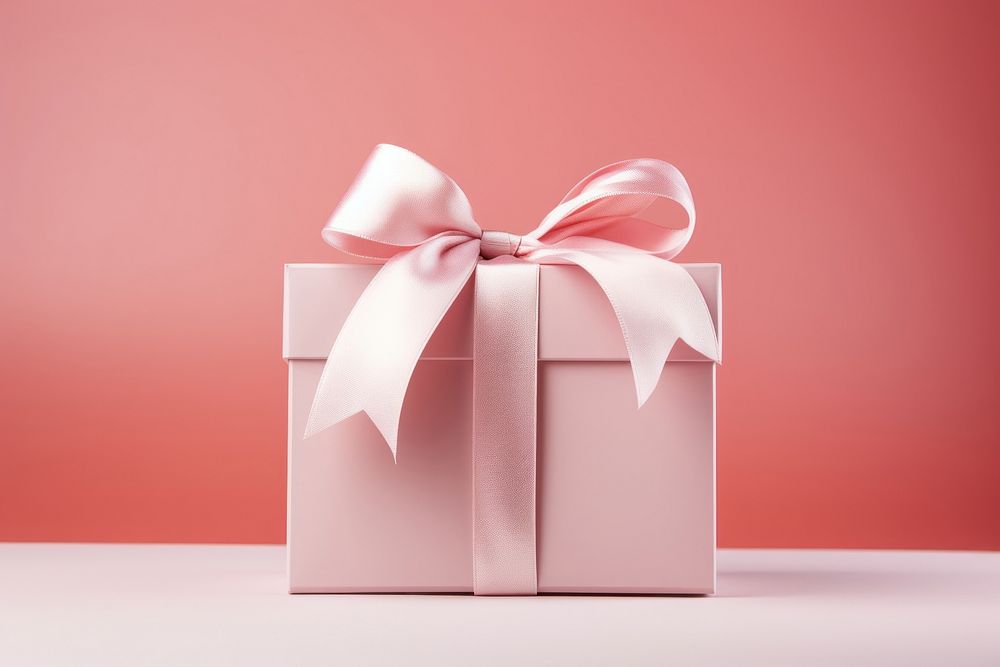 Gift birthday present ribbon. AI generated Image by rawpixel.