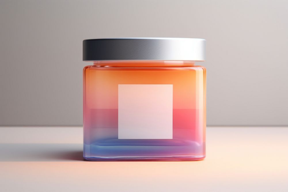 Container jar cosmetics lighting.