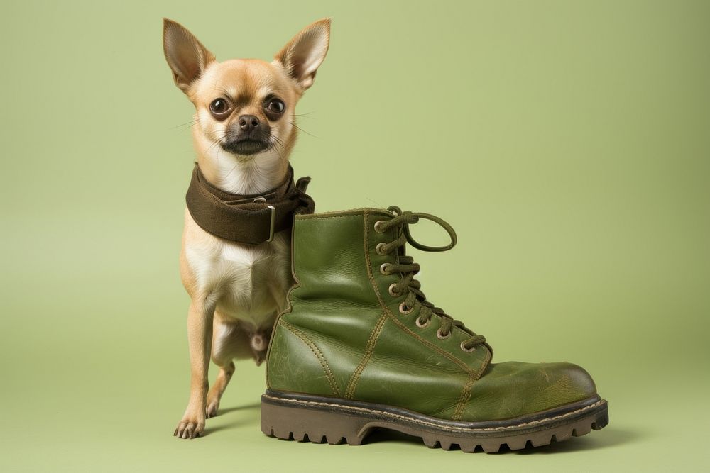 Dog pet chihuahua footwear. AI generated Image by rawpixel.
