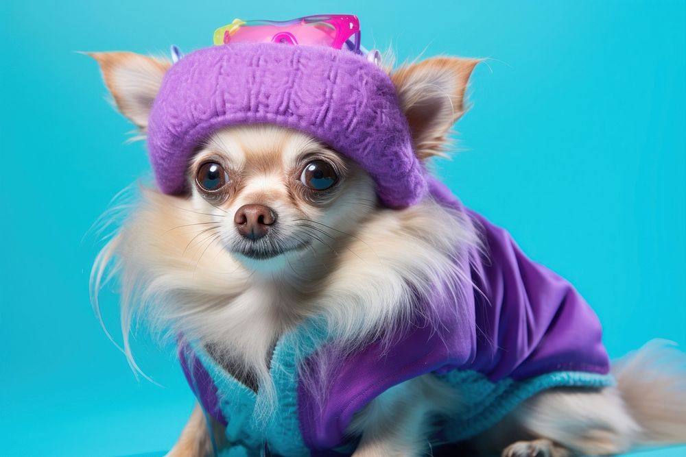 Pet dog chihuahua apparel. AI generated Image by rawpixel.