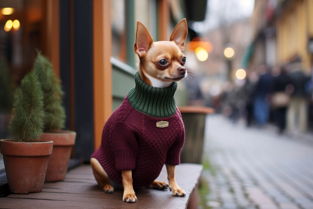 Dog pet chihuahua apparel. 