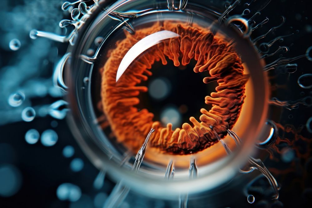 Eye accessories reflection technology. AI generated Image by rawpixel.