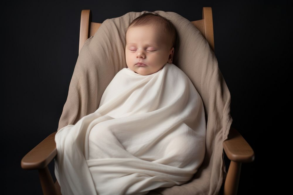 Chair furniture sleeping portrait. 