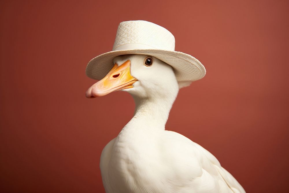 Bird animal goose beak. AI generated Image by rawpixel.