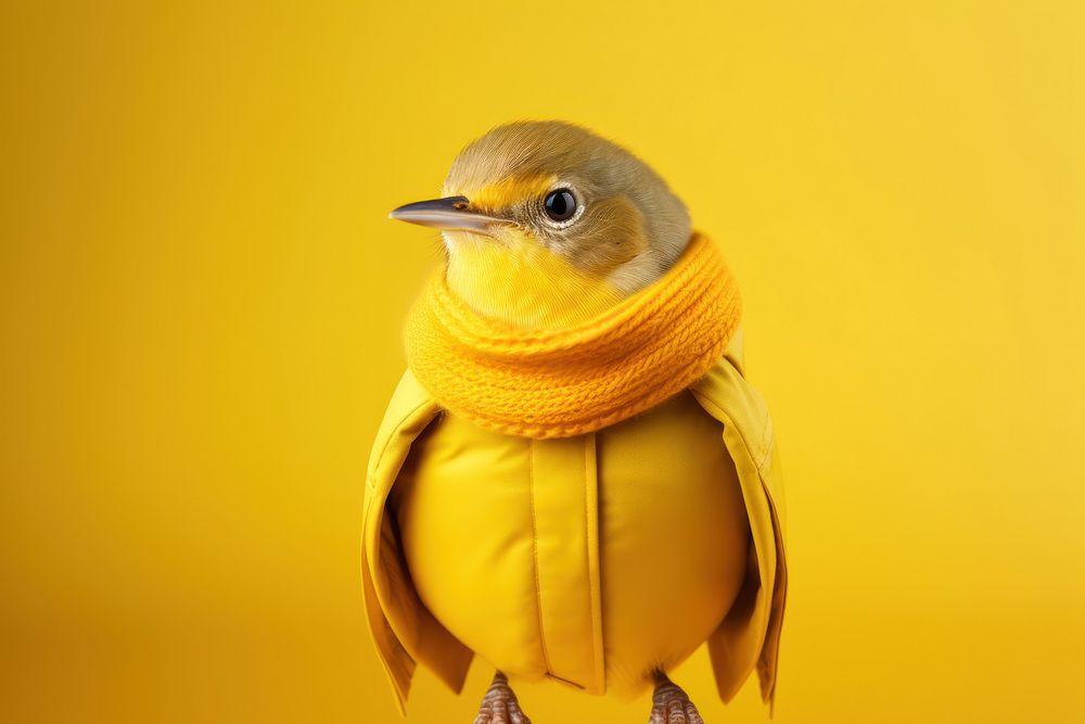 Bird animal yellow wildlife. 