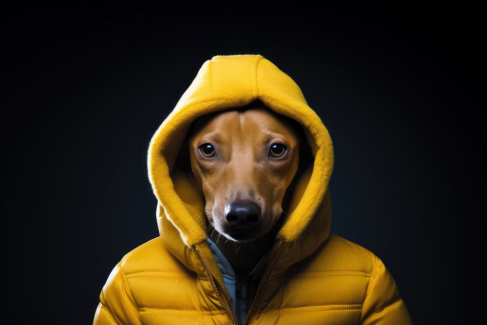 Dog sweatshirt portrait animal. AI generated Image by rawpixel.