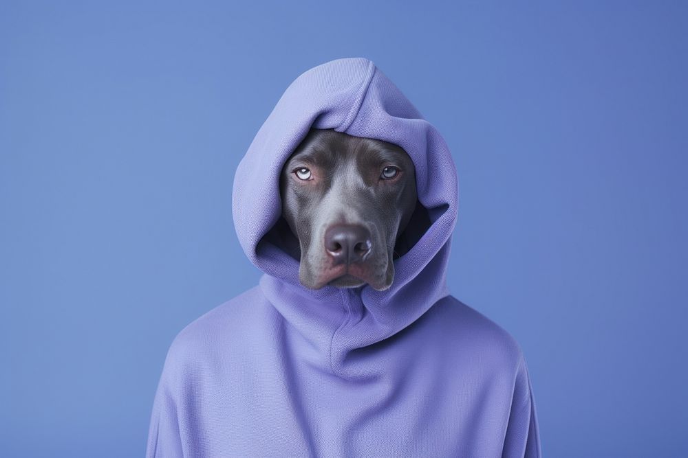 Dog sweatshirt portrait animal. AI generated Image by rawpixel.
