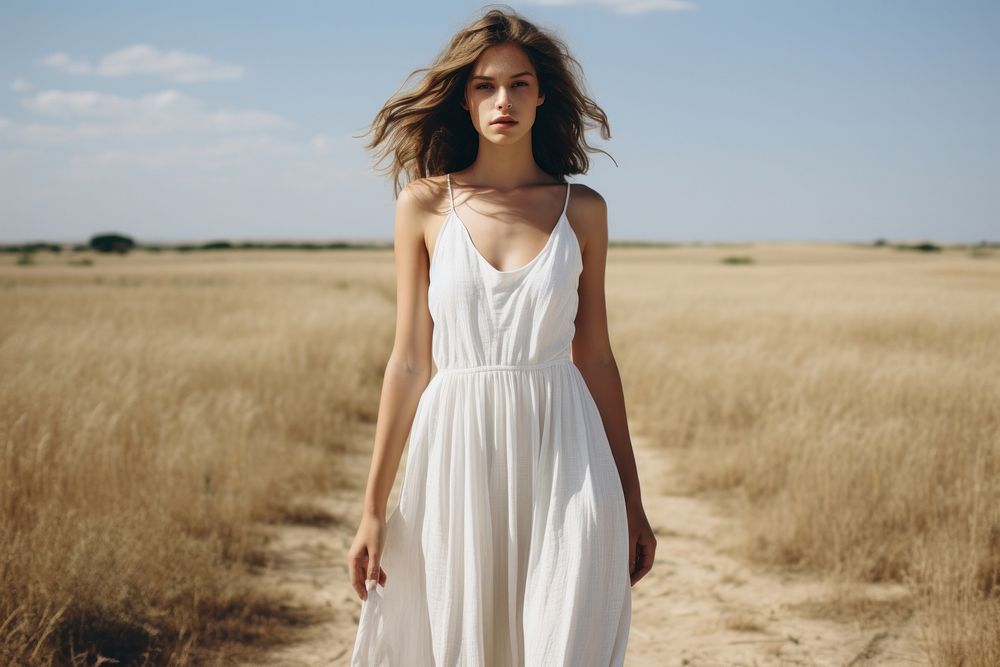 Dress outdoors fashion adult. 