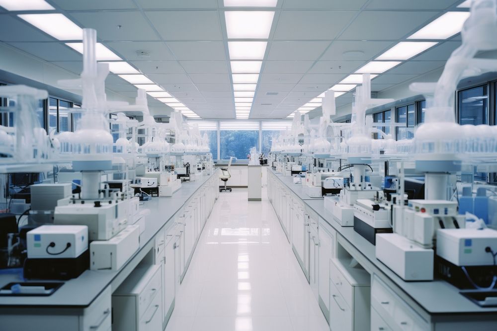 Laboratory equipment research biochemistry. AI generated Image by rawpixel.