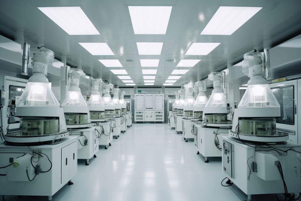 Laboratory architecture equipment research. AI generated Image by rawpixel.