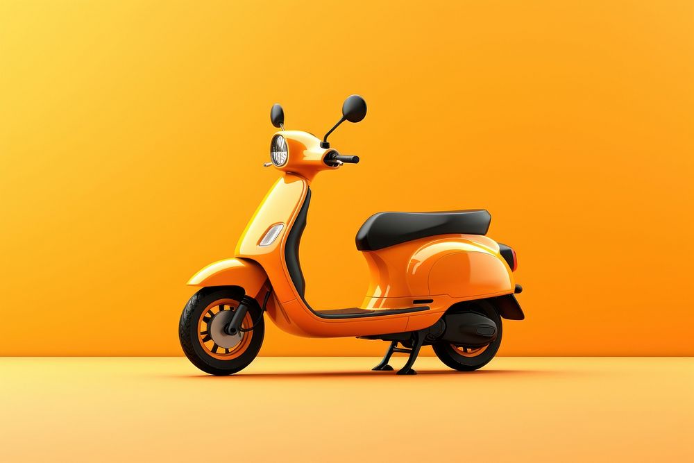 Scooter motorcycle vehicle vespa. AI generated Image by rawpixel.