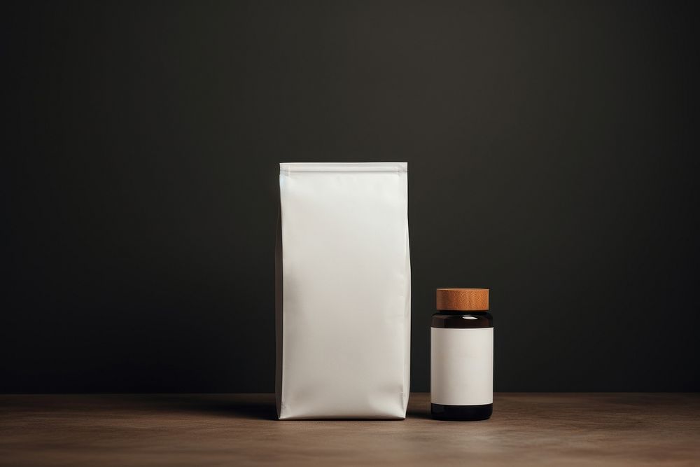 Bottle container medicine darkness. AI generated Image by rawpixel.