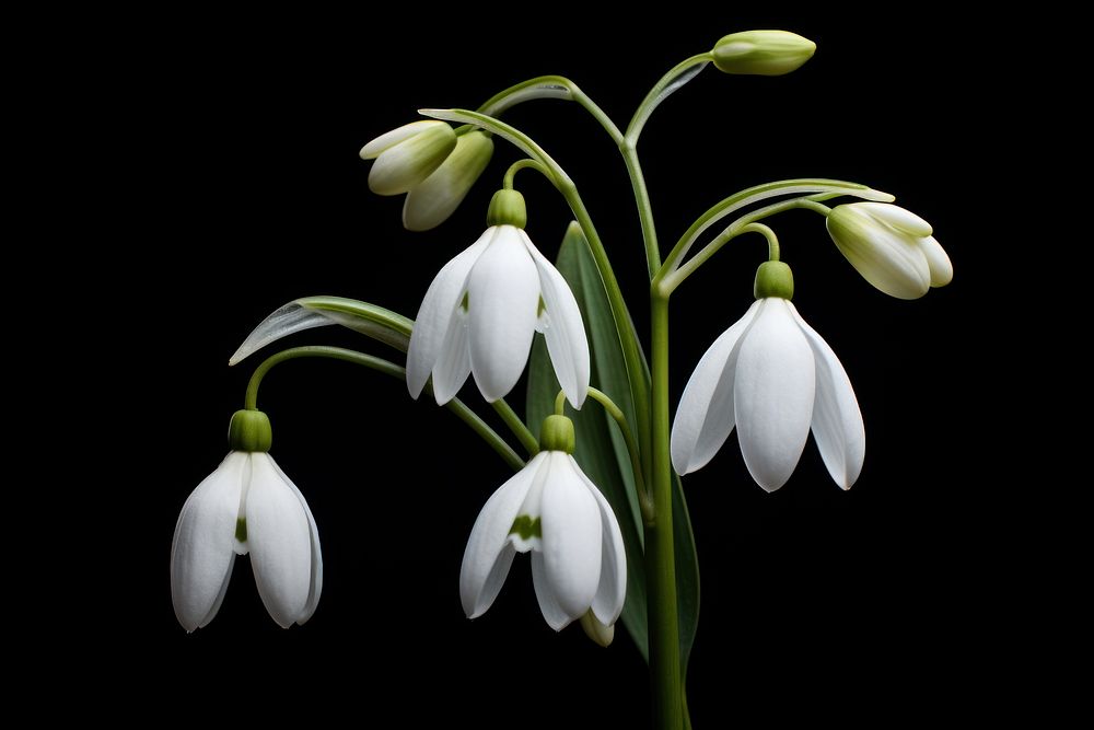 Flower snowdrop plant petal. 