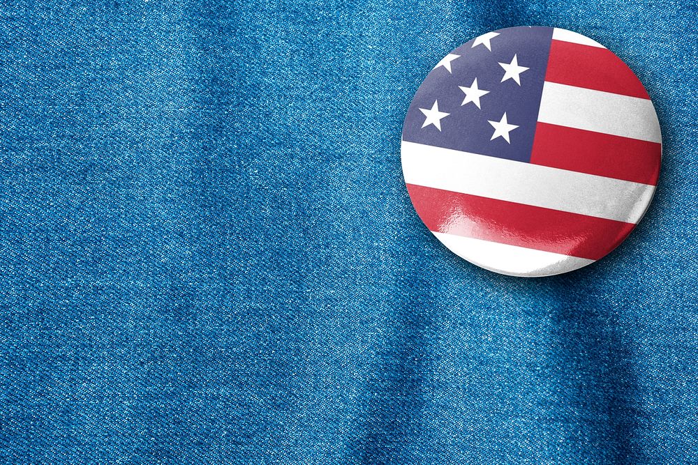 US flag pin