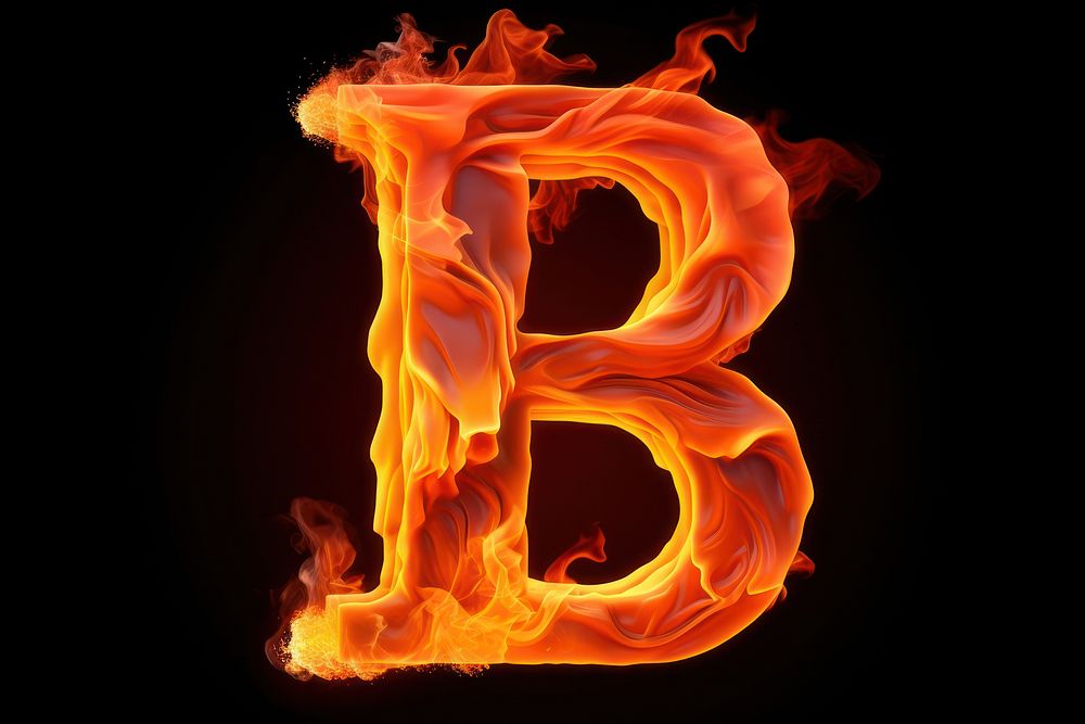 Flame font text fire.