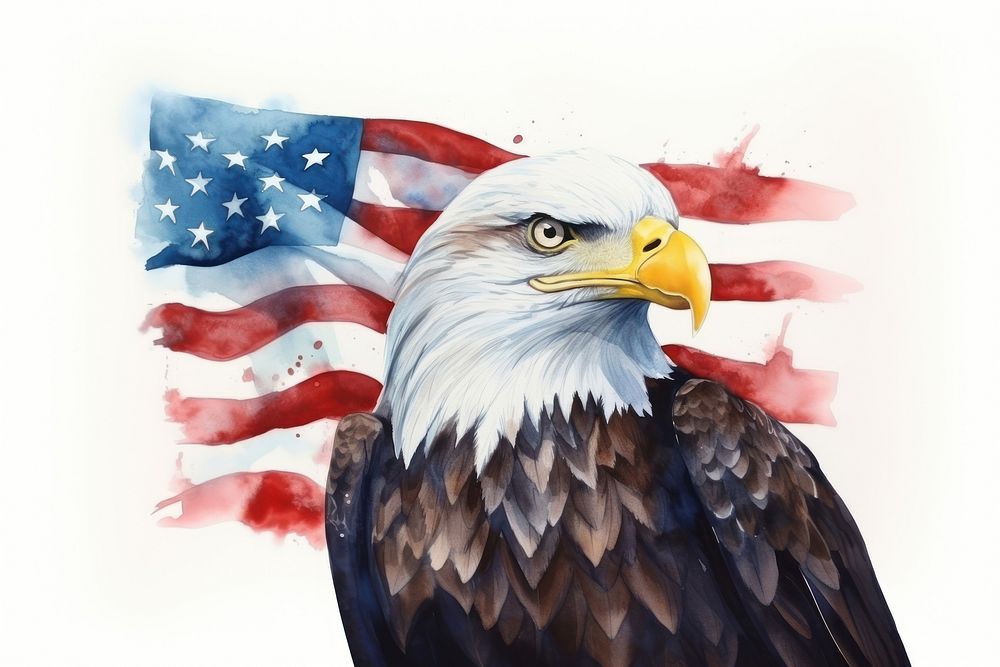 Animal eagle bird flag. AI | Free Photo - rawpixel