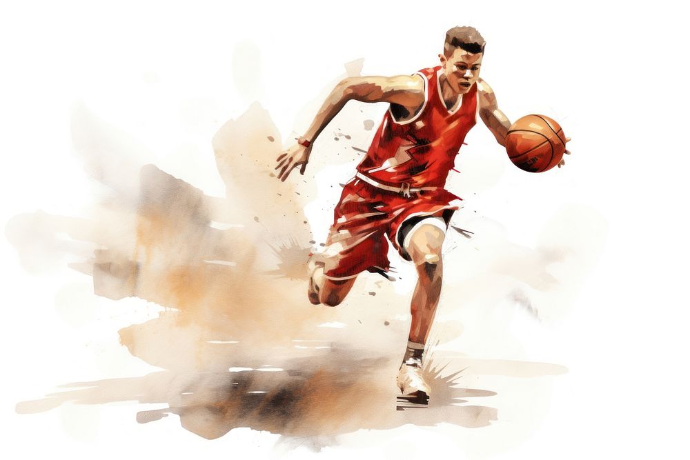 Basketball sports player person. AI generated Image by rawpixel.