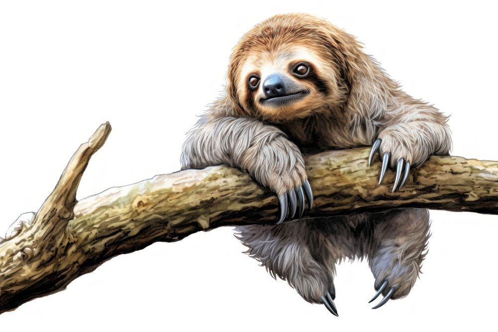 Sloth wildlife animal mammal. 