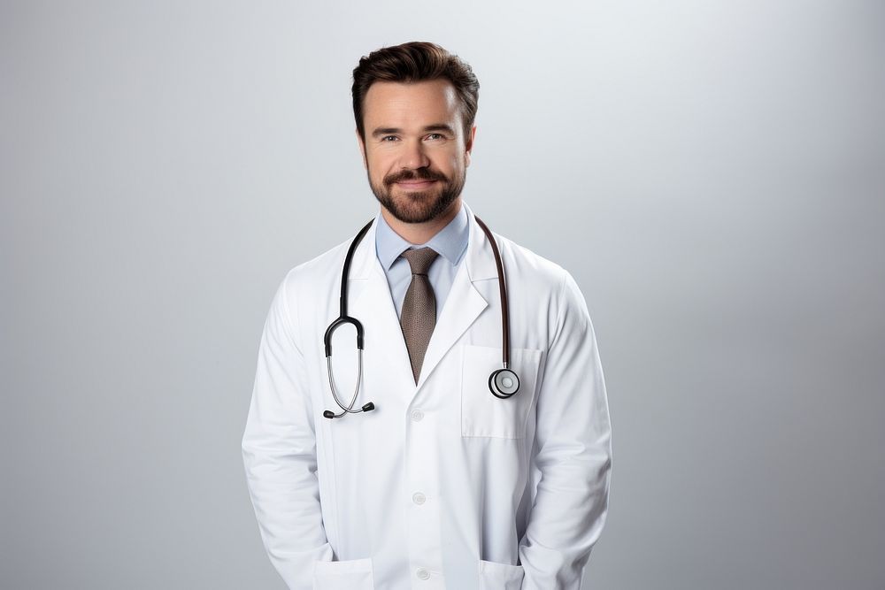 Doctor adult male stethoscope. AI generated Image by rawpixel.