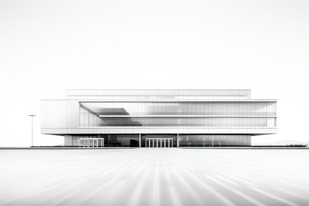Building architecture white office building. AI generated Image by rawpixel.