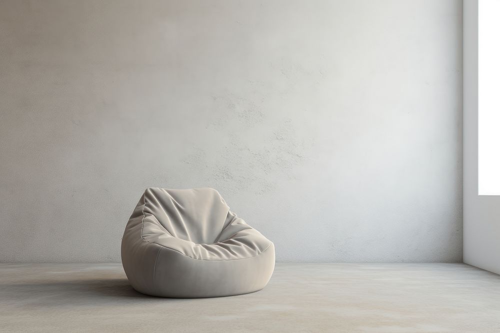 Furniture gray simplicity relaxation. AI generated Image by rawpixel.