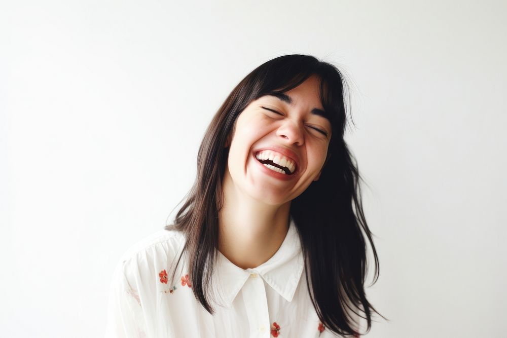 Laughing smiling smile adult. AI generated Image by rawpixel.