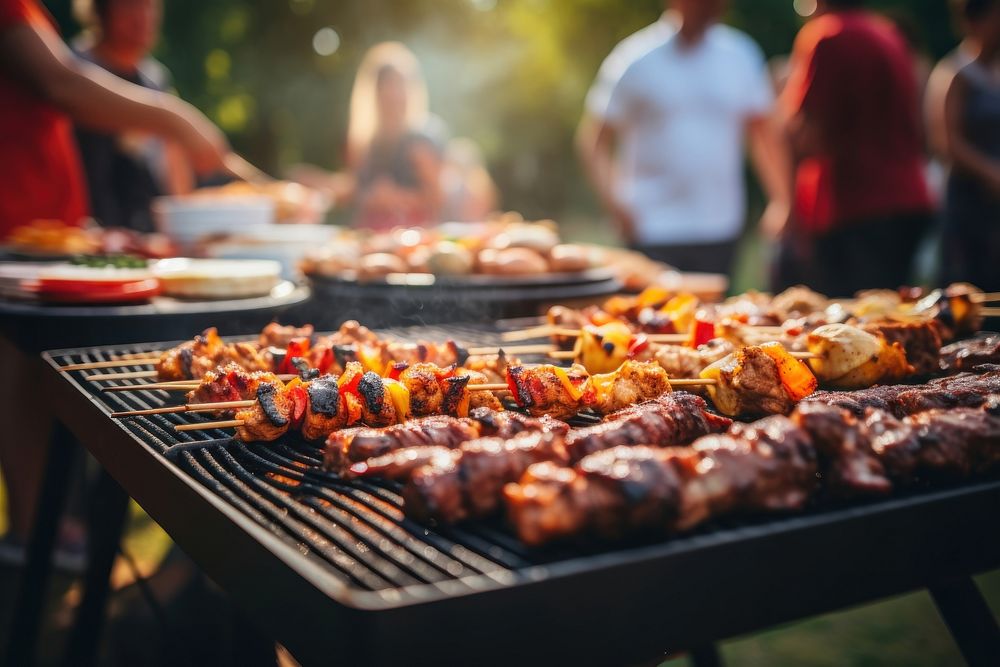 Grilling food cooking summer. AI | Premium Photo - rawpixel