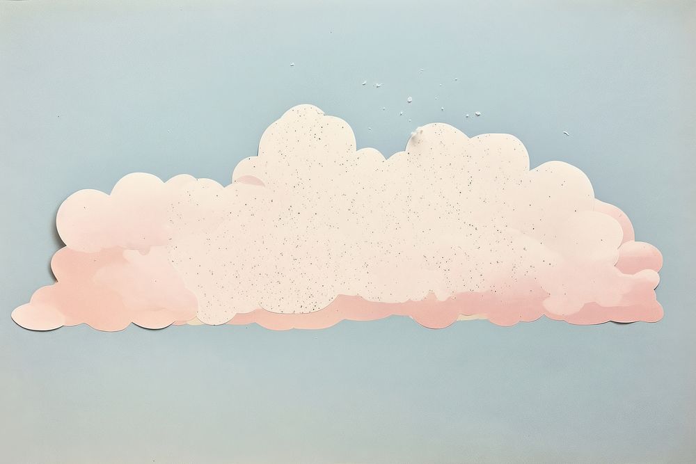 Nature cloud creativity painting. AI generated Image by rawpixel.