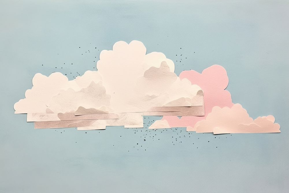 Cloud painting nature art. AI generated Image by rawpixel.