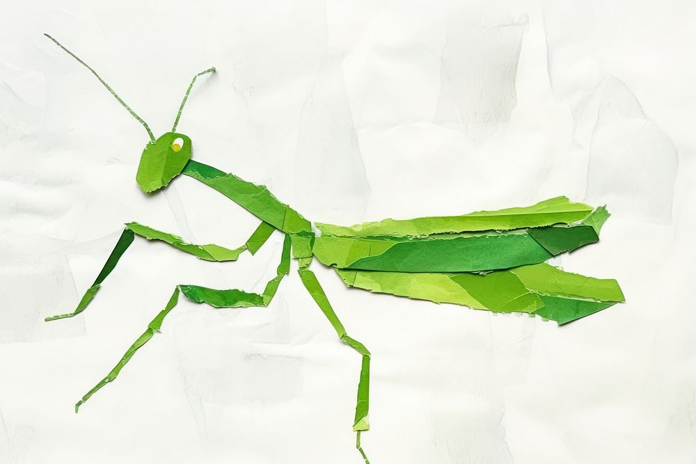 Mantis grasshopper insect animal. AI generated Image by rawpixel.