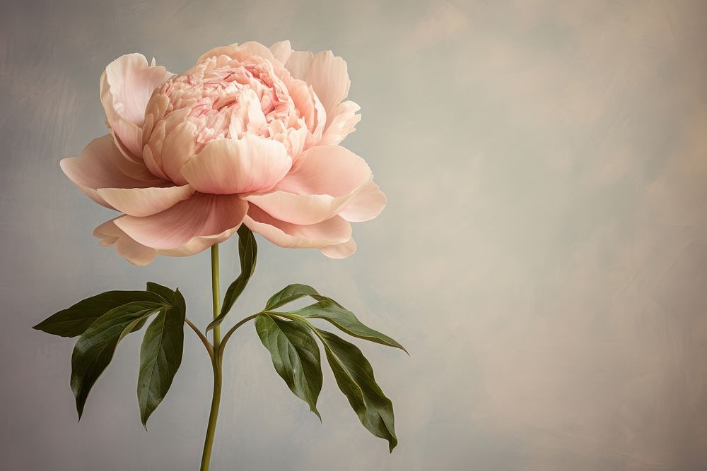 Blossom flower plant peony. AI generated Image by rawpixel.