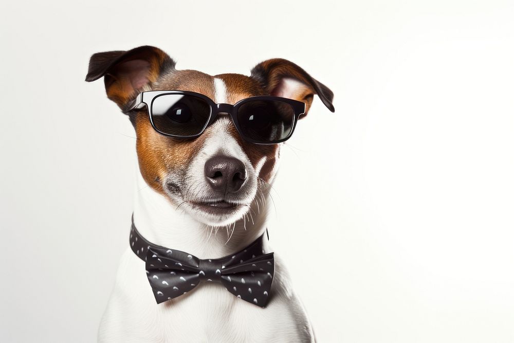 Sunglasses mammal animal hound. AI generated Image by rawpixel.