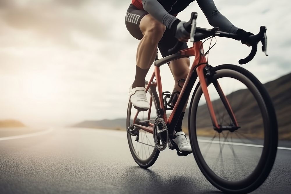 Cycling bicycle vehicle sports. AI generated Image by rawpixel.