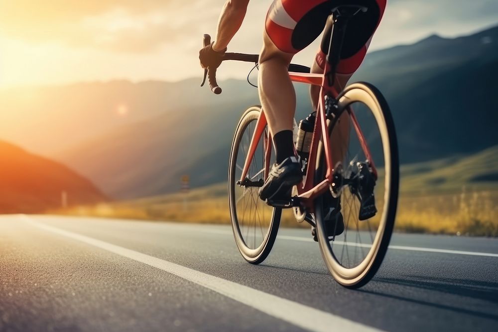 Cycling bicycle vehicle sports. AI generated Image by rawpixel.