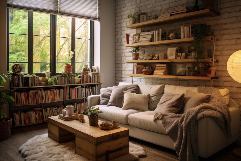 Room architecture furniture bookshelf. 