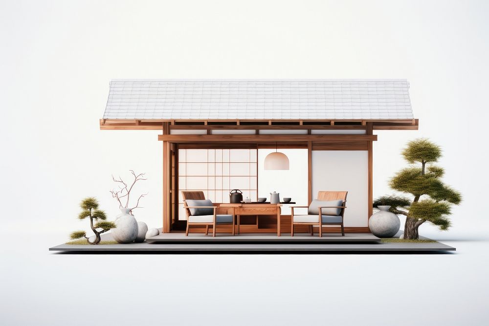 House architecture furniture building. AI generated Image by rawpixel.