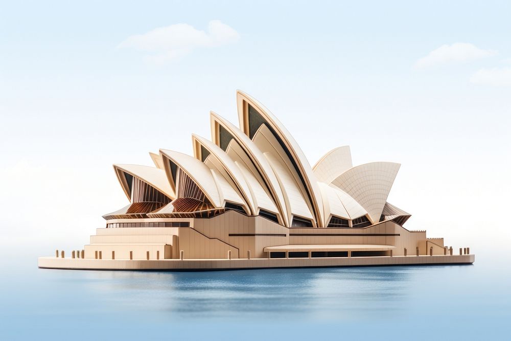 Architecture building landmark opera. AI generated Image by rawpixel.