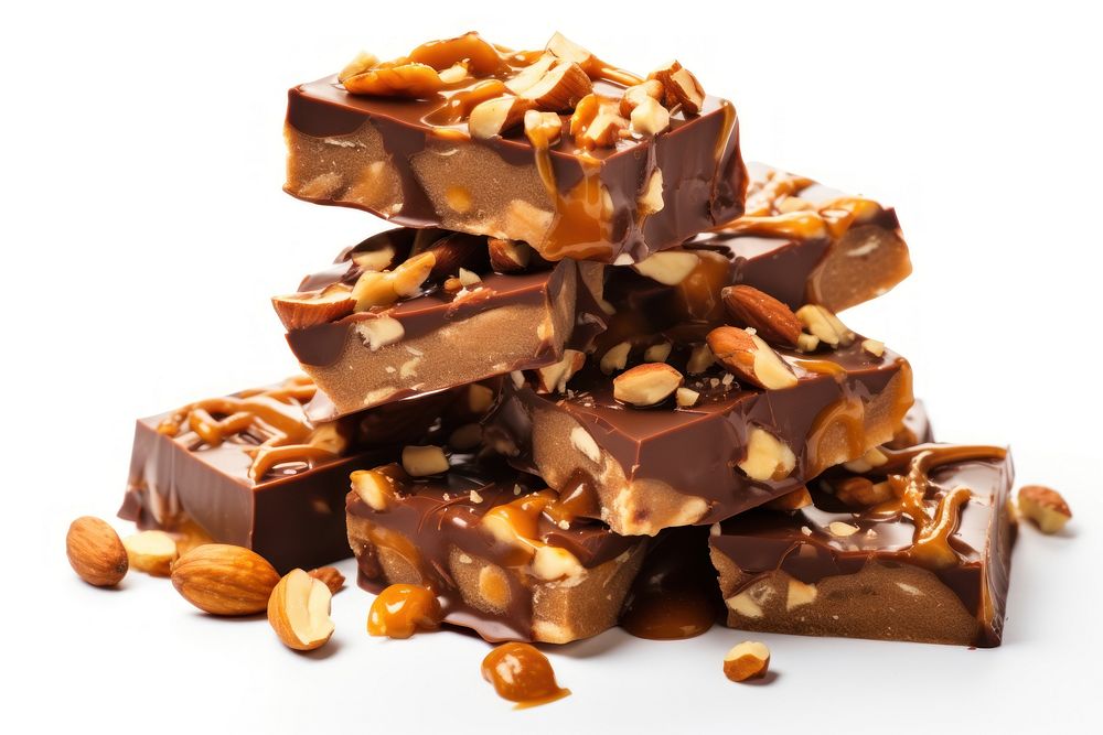 Toffee chocolate dessert fudge. AI generated Image by rawpixel.