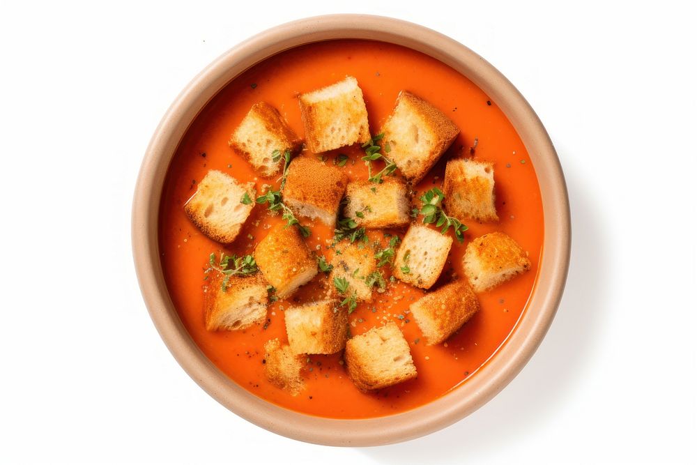 Tomato soup curry food meat. AI generated Image by rawpixel.