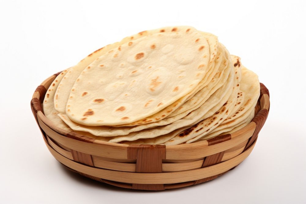Tortilla basket bread food. AI generated Image by rawpixel.