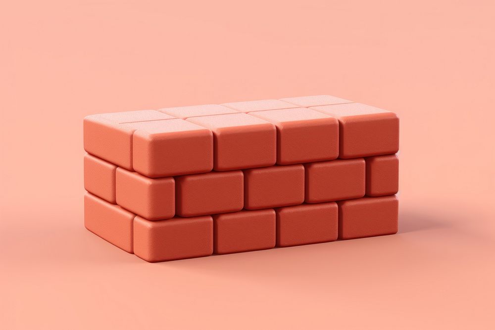 Brick toy red simplicity. AI generated Image by rawpixel.