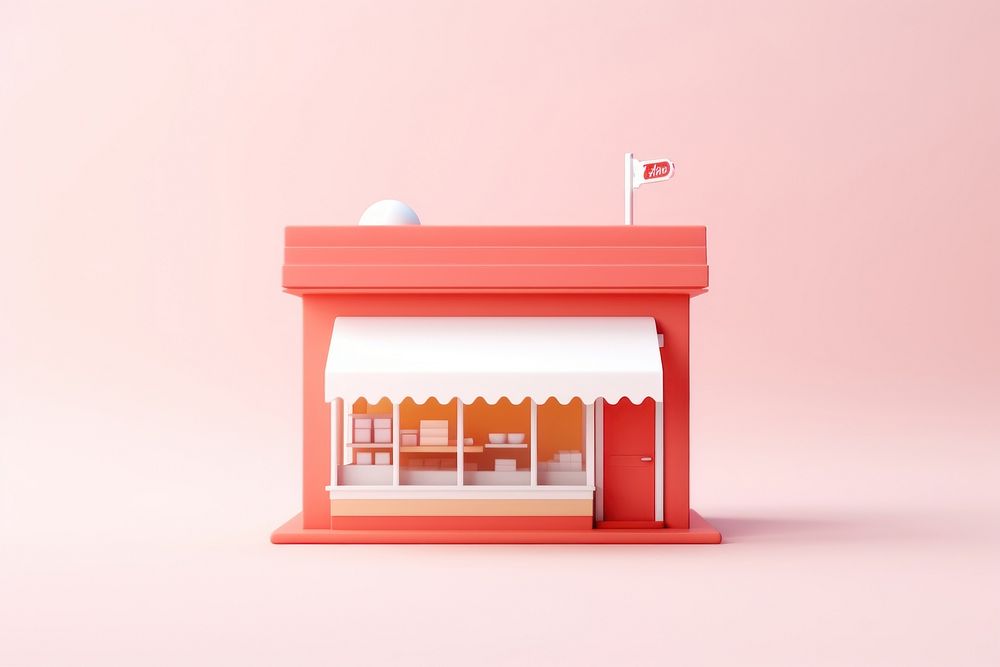 Architecture dollhouse playhouse lighting. AI generated Image by rawpixel.