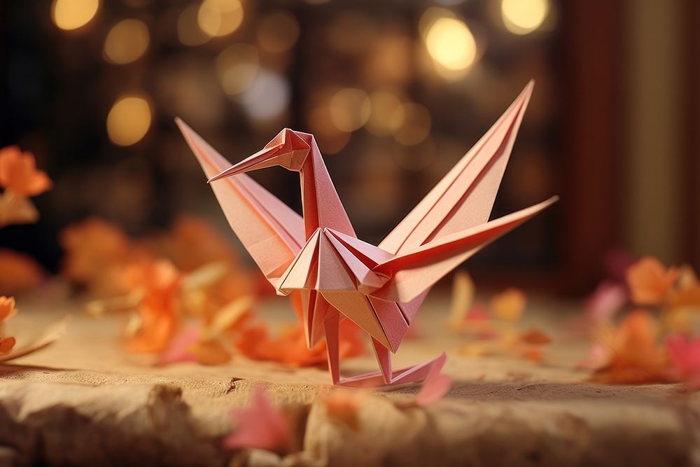 Origami paper craft art. 