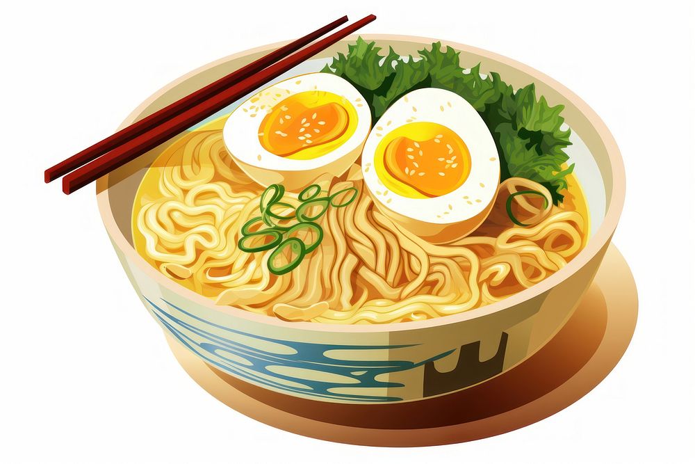 Food noodle ramen soup. AI generated Image by rawpixel.