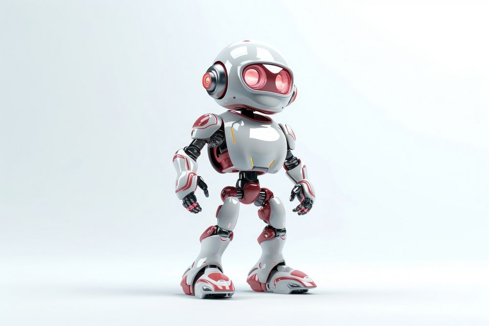 Cartoon robot futuristic technology. AI generated Image by rawpixel.