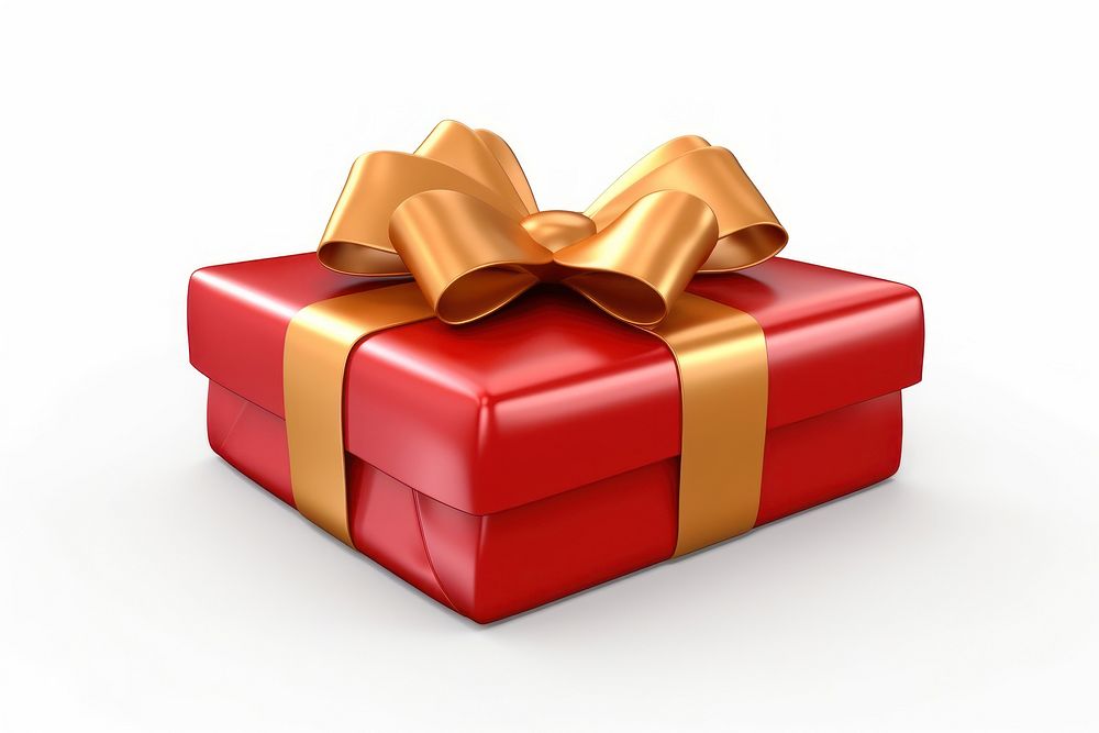 Present gift bow box. AI generated Image by rawpixel.